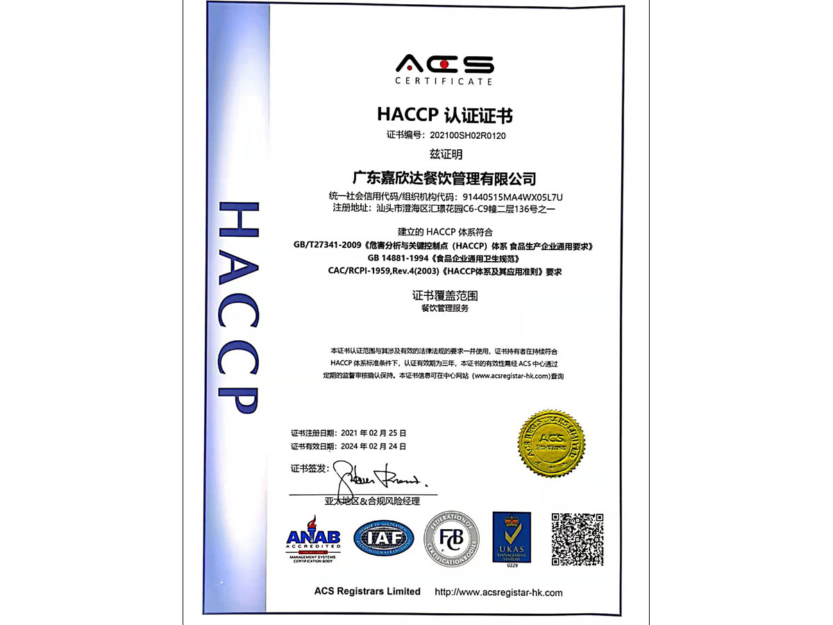 HACCP CN